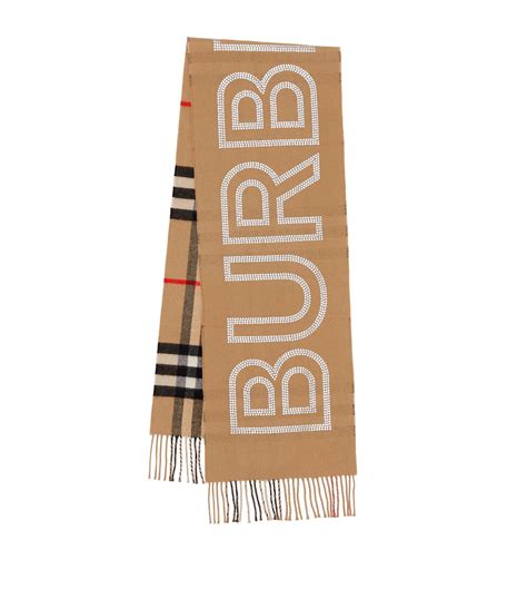 burberry mütze kaschmir|Burberry Cashmere Scarf W/ Logo Patch .